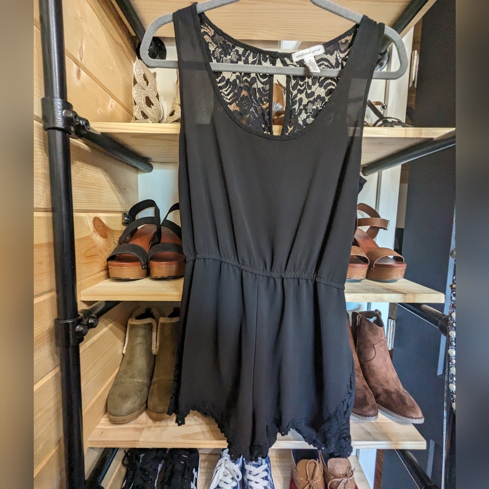 4/$12 Black Romper